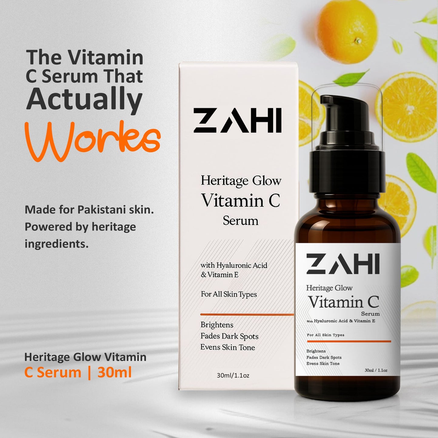 Pakistan's First Heritage-Science Vitamin C Serum